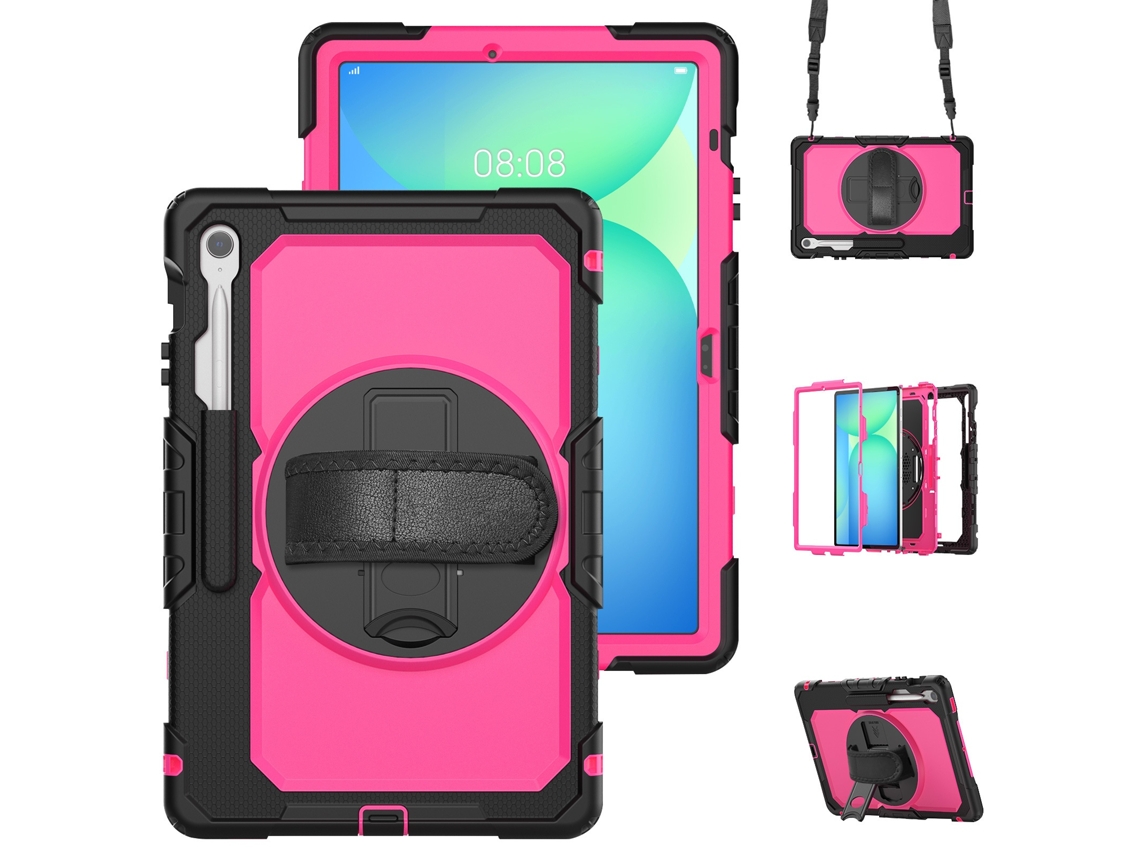 Lurelia Capa Para Samsung Tab S9fe Plus Com Alça De Ombro E Suporte