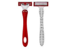 Suporte De Navalha Para Barbear Manual (pacote Com 2) Hengjian (branco Vermelho)