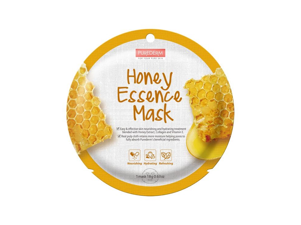 PUREDERM Mel Máscara Essence lobo máscara em Honey 18g
