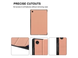 capa Protetora para Samsung Galaxy Tab A8 2021 10,5 Polegadas com Função Auto Sleep Wake e Suporte Triplo