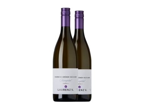 Vinho branco LAURENZ V. Charming Grüner Veltliner Kamptal Reserva (0.75 L - 2 Unidades)