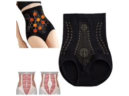 Shaper de Restauração de Fibra Única Ions Tech para Emagrecimento e Modelagem Corporal Feminina Preto