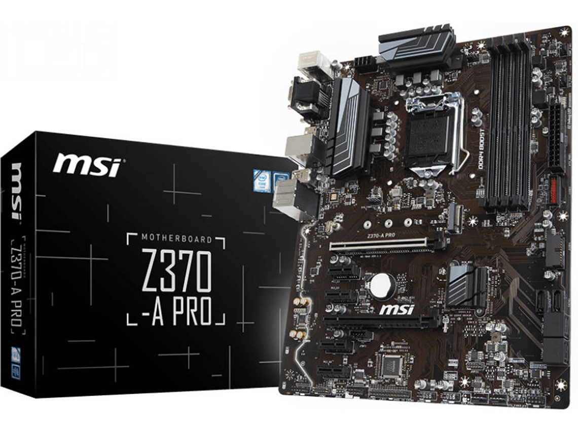 Motherboard MSI Z370-A PRO (Socket LGA1151 - Intel Z370 - ATX)