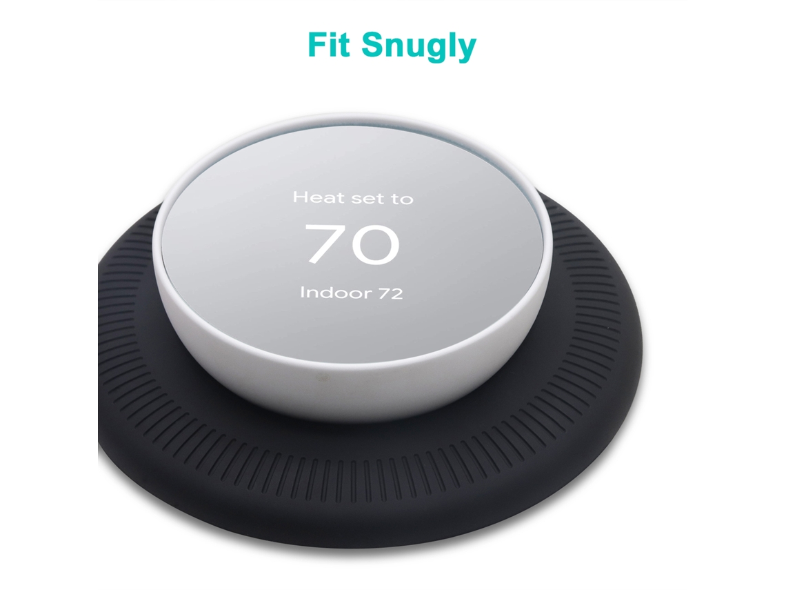 Substituição de placa de parede para termostato Nest, capa de silicone resistente ao desgaste