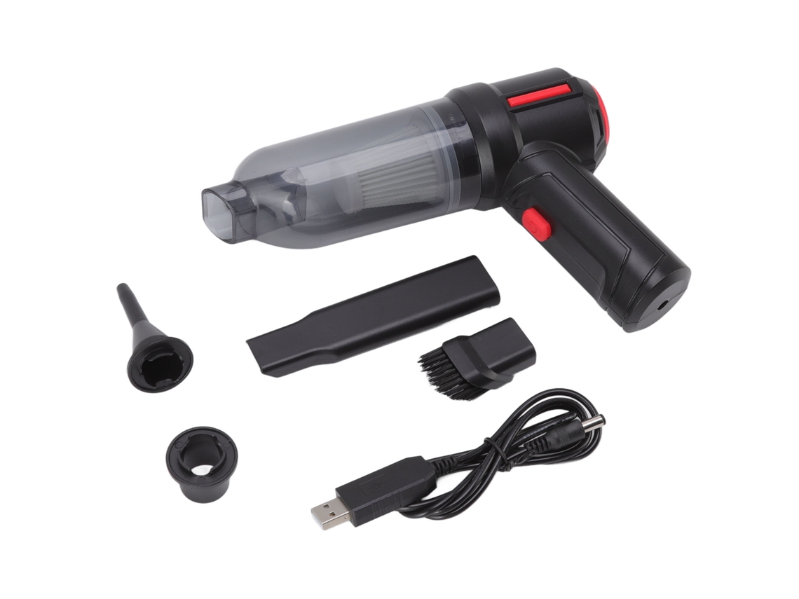 Aspirador de Pó Sem Fio Portátil Sucção Super Usb Carregável Casa Carro | S/MARCA