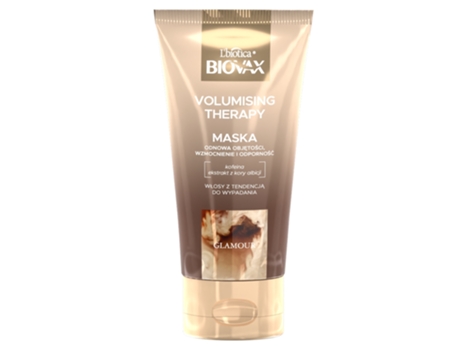 Glamour Terapia De Volume Máscara Capilar Com Cafeína, 150ml Biovax