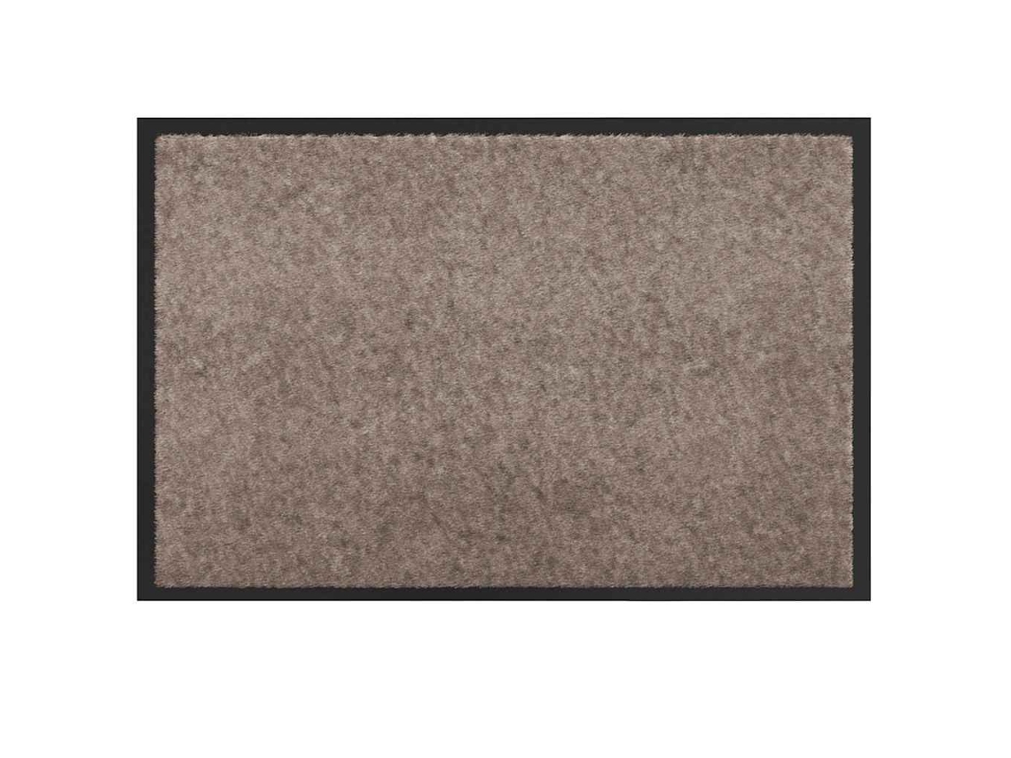 Maison Exclusive - Tapete De Entrada Bege 60 X 40 X 1.2 Cm Tecido De Teddy