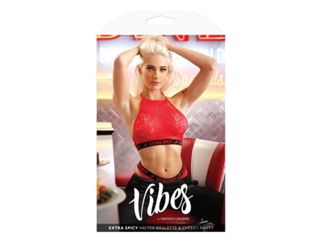 Conjunto De Lingerie Fantasy Lingerie Vermelho (s/m)