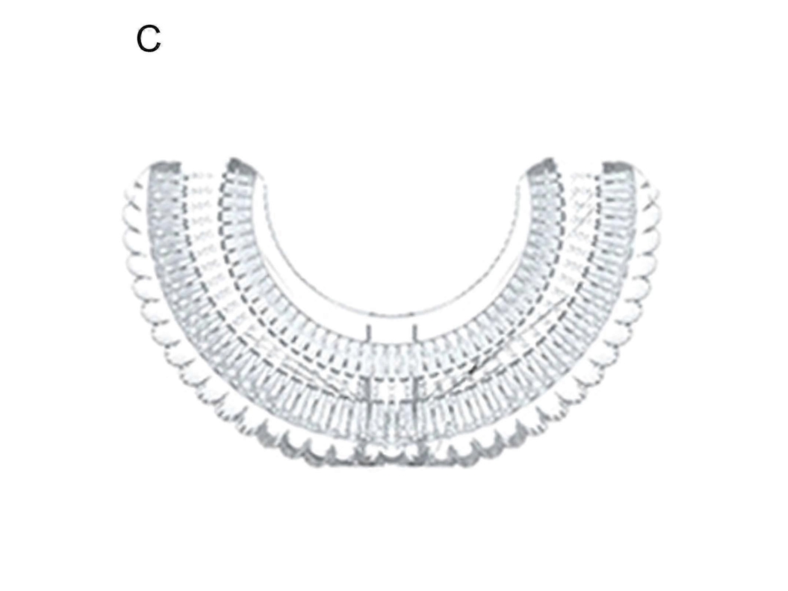 Cabeça de Escova Dentes em Formato U, Silicone Macio com Rotação 360 ​​graus, Ideal para Crianças GOKOCO (qinhai)