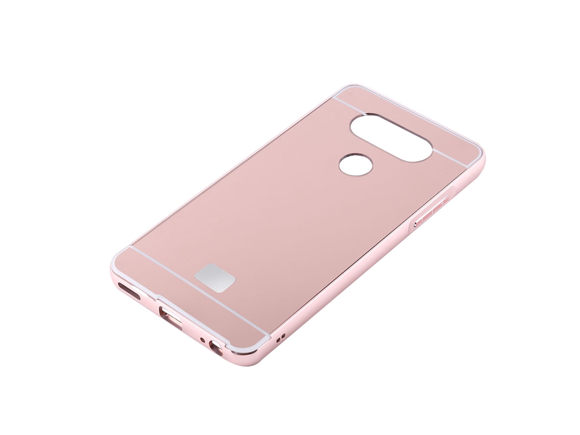 Capa de ouro rosa para LG V20 com moldura de metal EOOCOO