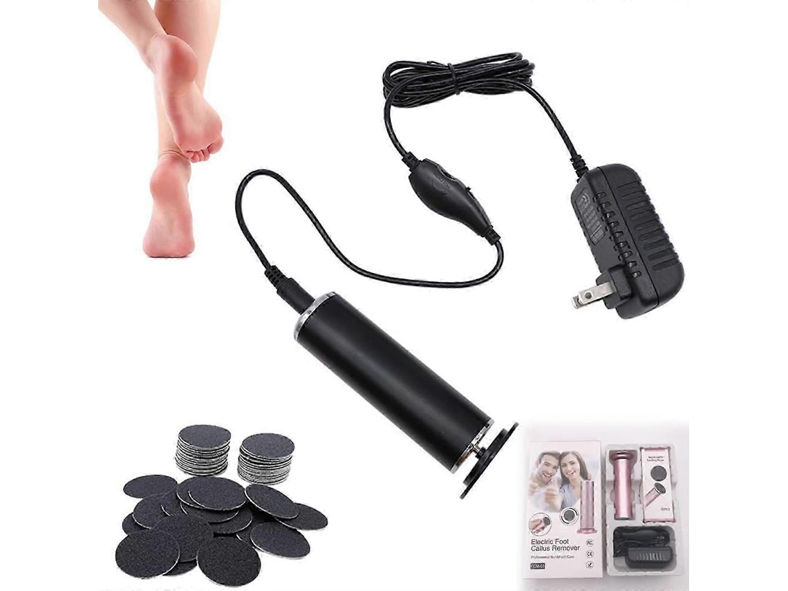Removedor Elétrico De Calos Para Os Pés Ferramenta Profissional Para Pedicure Com Lixa Para Pés, Removedor De Pele Morta, 50 De Aquaforge