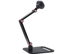 Suporte Magnético Para Tablet E Celular Braço Giratório 360° De Mesa Ajustável Em Alumínio Dobrável