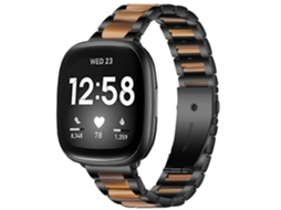 Bracelete Aço Quartzo para Fitbit by Google Versa 3 Quartzo