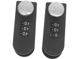 Conjunto De 2 Cadeados Combinação Para Gaveta Mesa Escritório, Com