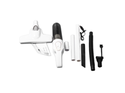 Laxiscreed Aspirador Sem Fio Portátil, Duplo Uso Em Casa E Carro, Branco S9d