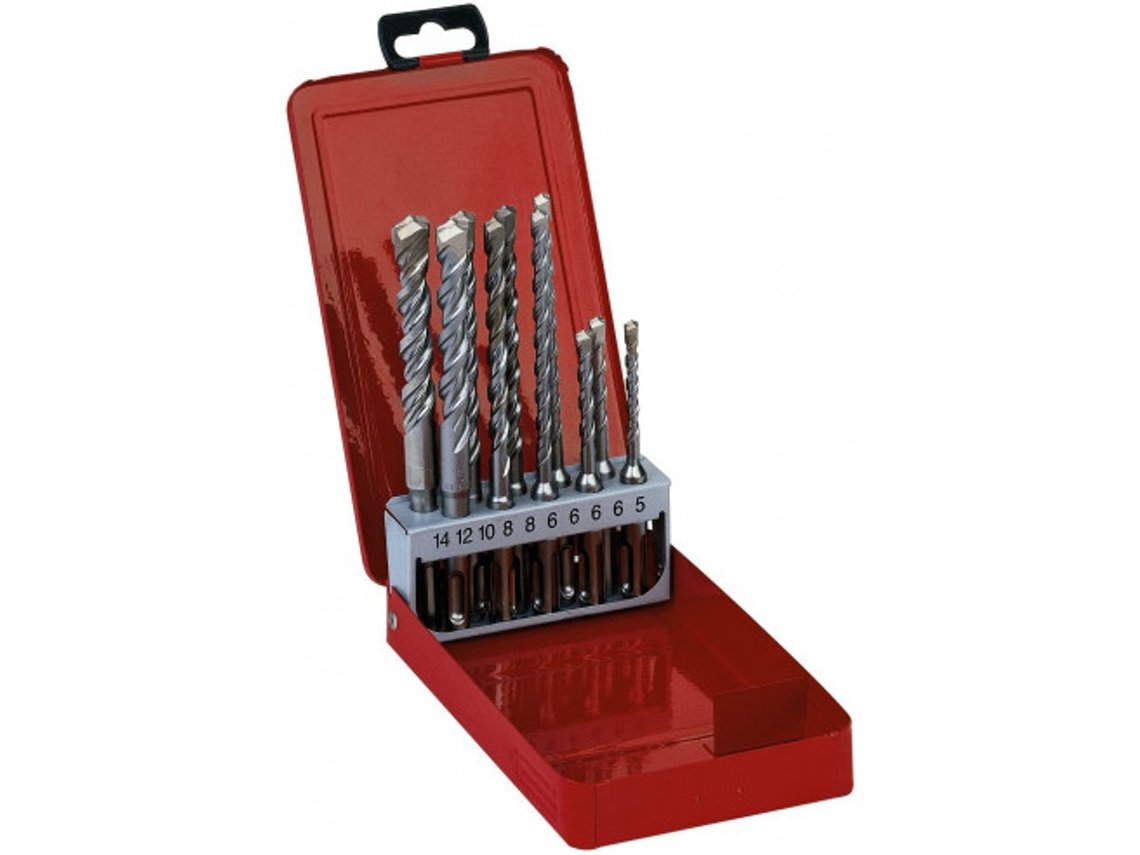 Estuche Metálico com 7 Brocas Sds-Plus M2 HERRAMIENTAS MILWAUKEE