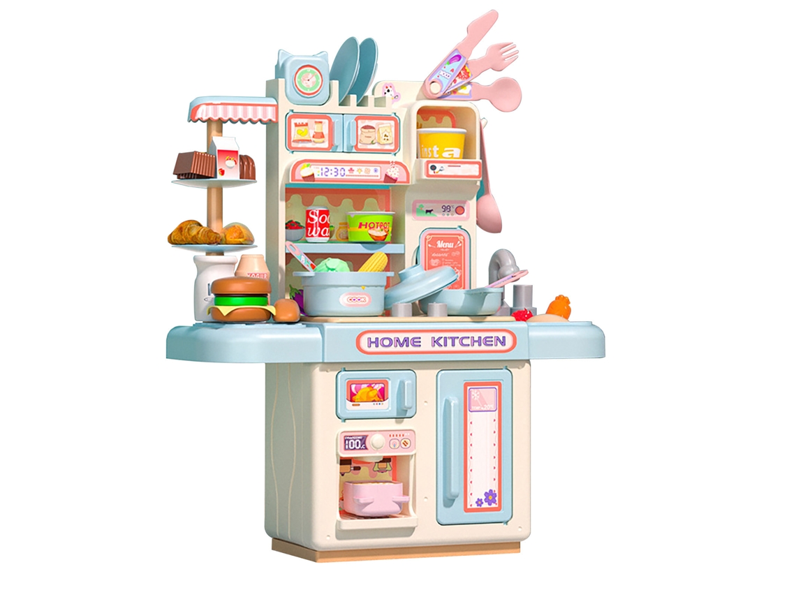 Primerox brinquedo de Balcão de Cozinha Fingida Eletrônico Realista para Crianças com Acessórios