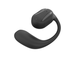 Kit Mãos-livres Bluetooth de Ouvido Esquerdo Único 5.2Ows Open Bone Conduction Gancho de Ouvido com Cancelamento de Ruído Preto