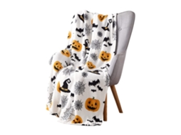 Cobertor De Halloween - Cobertor Macio De Halloween 50 X 60 - Decoração De Halloween Em Flanela Cinza Aconchegante Para Festa, S-aquaforge