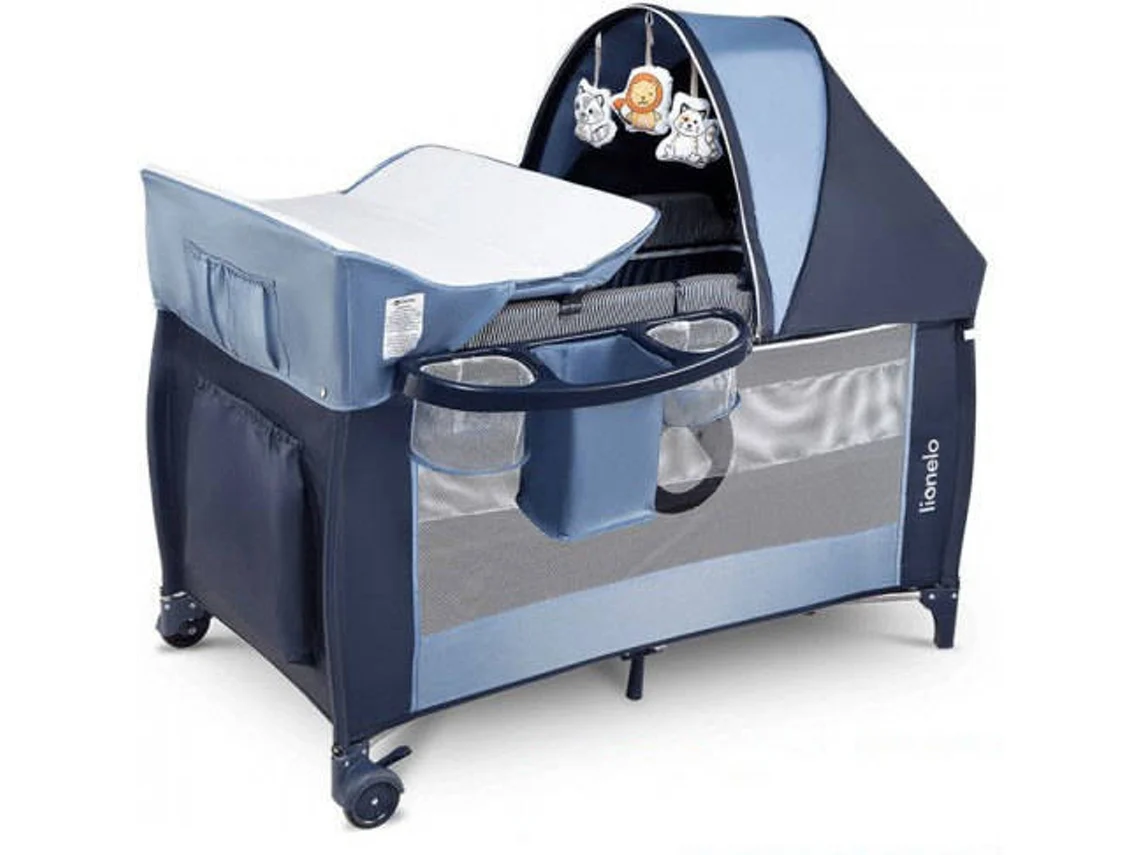 Lionelo Cama de Viagem Sven Plus Blue Navy