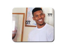 Mouse Pad Com Meme Do Nick Young Confuso Brilvibera