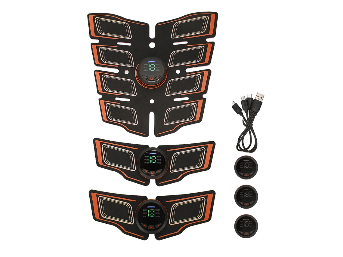 Adesivo Ems Para Músculos Abdominais Domésticos, Estimulador De Treinamento Muscular Para Braços E Pernas, Fitness Slowmoose