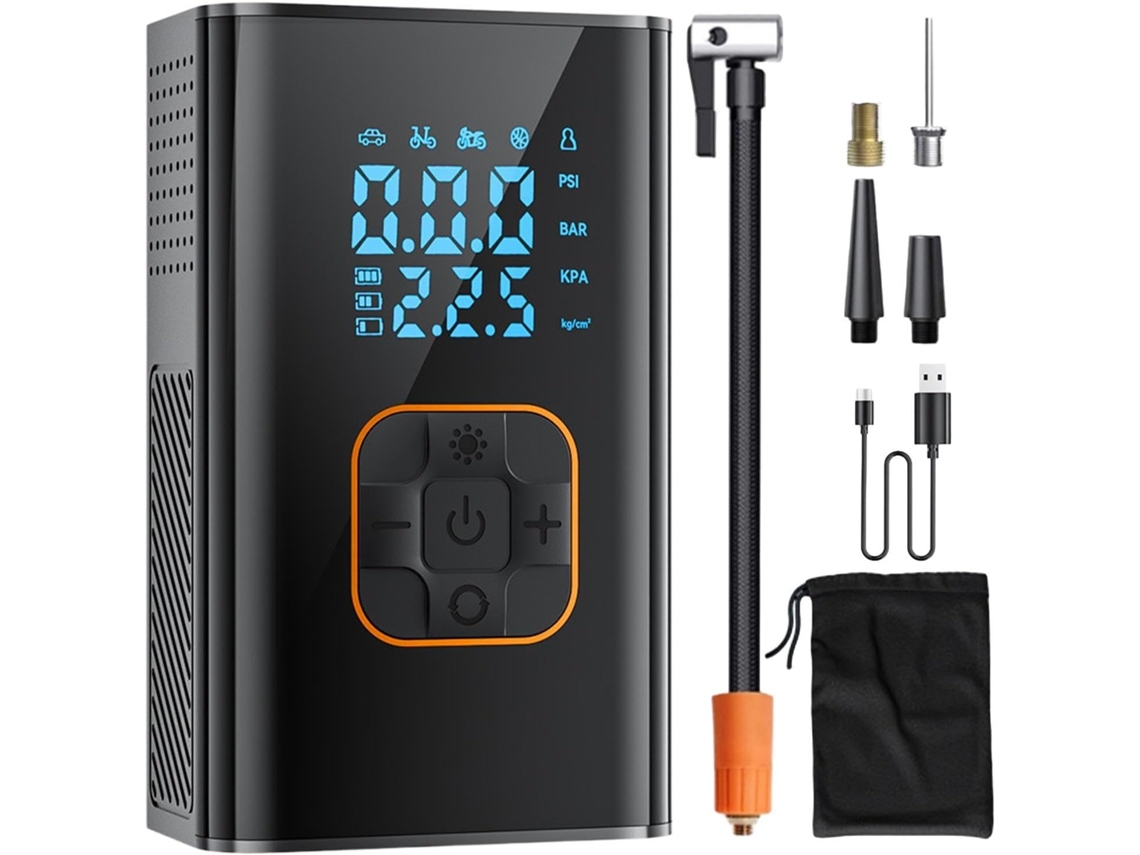 Compressor De Ar Portátil 10,3 Bar Sem Fio Automático