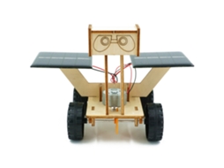 Conjunto de brinquedo educativo para crianças: modelo de carro solar faça você mesmo, experimento científico com energia solar.