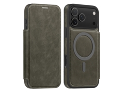 Capa Carteira Fina Skalo Para Iphone 17 Pro Max - Cinza