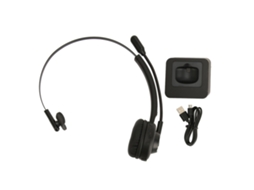 Fones Bluetooth Mono com Microfone Giratório e Base de Carga para Negócios e Atendimento | S/MARCA