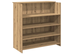 Varanda Recepção 100x50x103,5 cm Madeira Carvalho Artisiano MAISON EXCLUSIVE