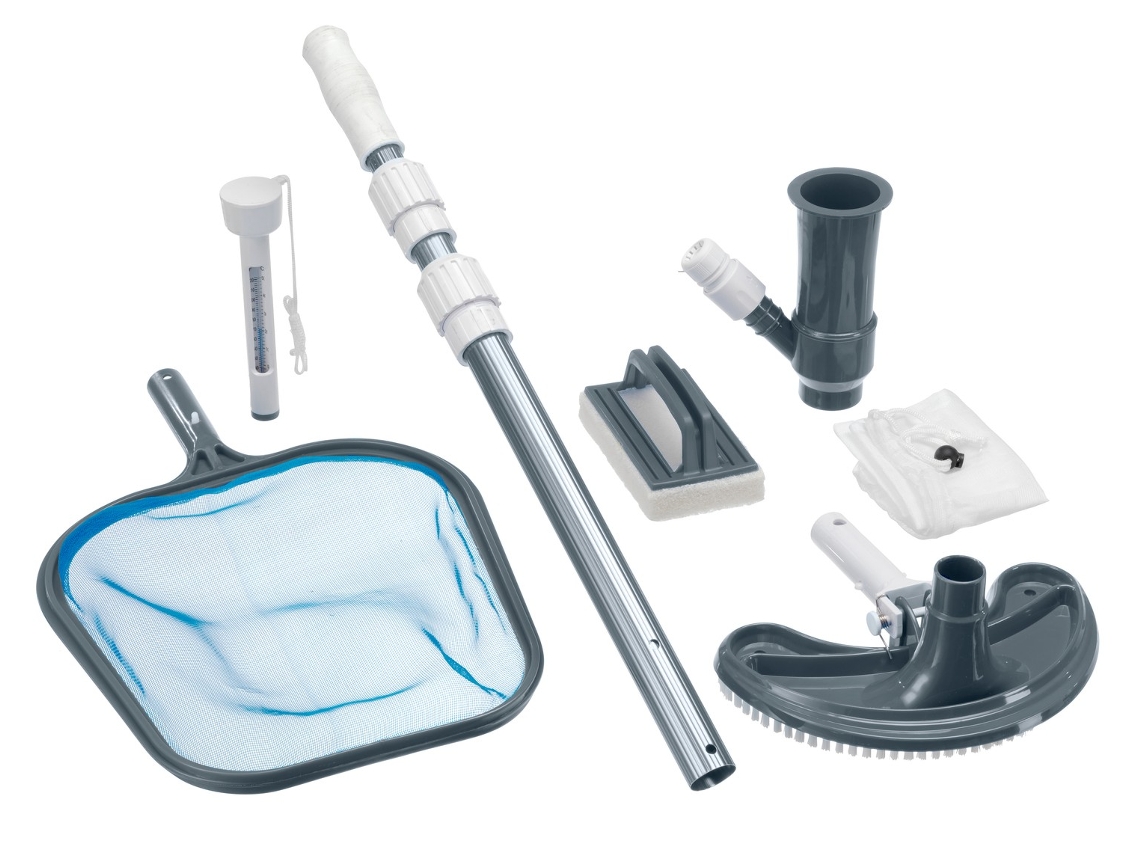 Conjunto Básico para Cuidados com a Piscina SWIM&FUN