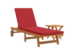 Maison Exclusive - Espreguiçadeira 2 Pcs Castanho Madeira Sólida De Acácia