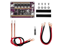 Ferro de soldar portátil K99, 12V, 99 velocidades, ajuste digital, 1700A máx., para baterias, acessórios automáticos.
