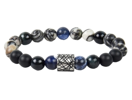Pulseira KOVAÉ Premium Nusara (Aço Inoxidável - Preto - 19 cm)