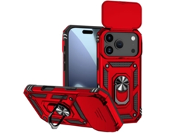 Capa Para Iphone 17 Pro - Suporte Deslizante Para Câmera
