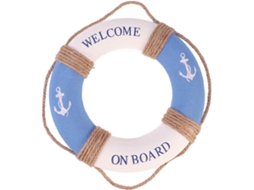 KOFIHETY Design Estilo Oceano, Decoração Retrô, Anel Salva Vidas De Espuma Macia De 30 Cm, Anel De Segurança Para Piscina, Decoração Náutica (versátil E Duráve