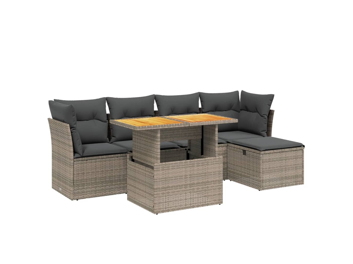 Garden Sofa Set, Garden Sofa Sets Vidaxl Cinzeto Rattan / Vime (n/a)