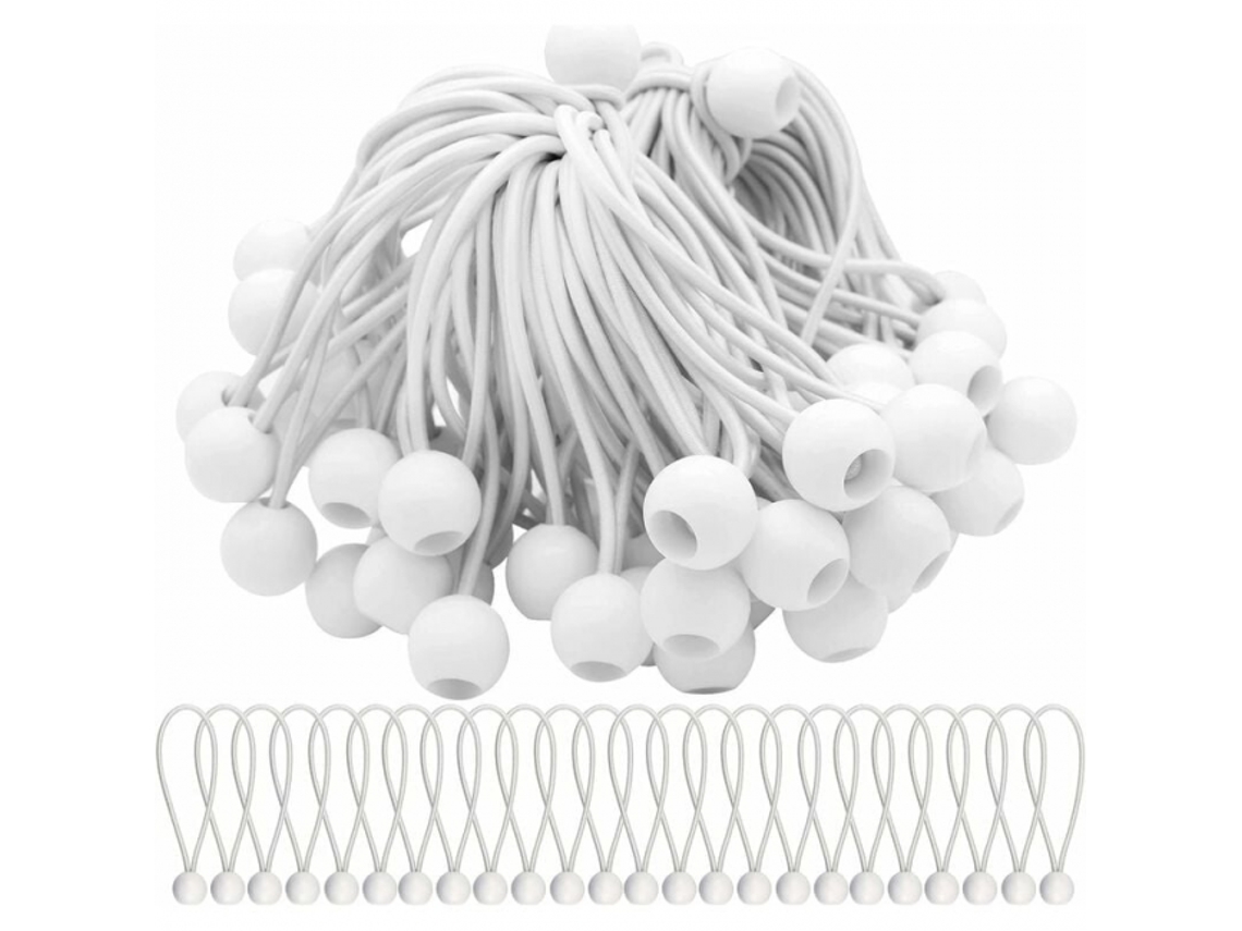 Cordas Elásticas Com Bola, 50 Unidades