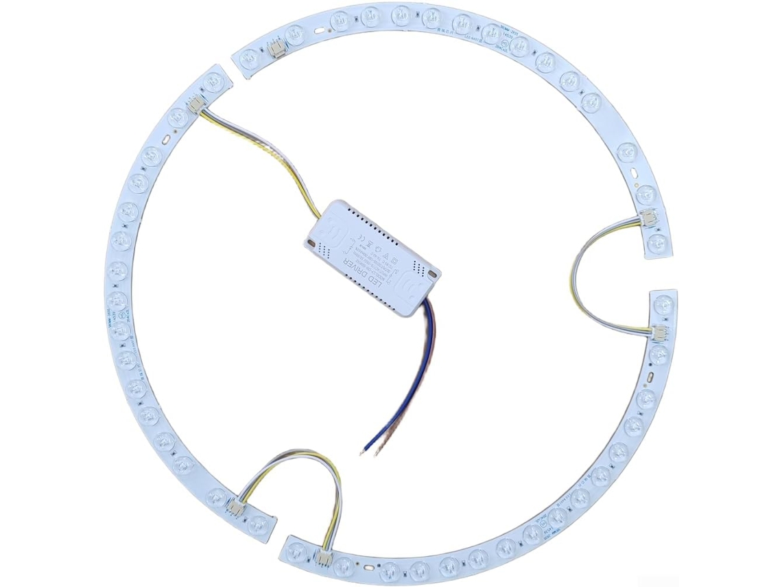Fita De Led Para Ventilador Teto, Barra Luz Curva Substituição 36w E