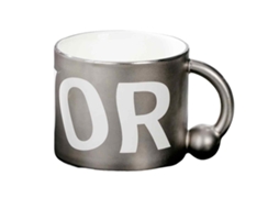 Caneca Criativa de Cerâmica 400Ml para Leite e Café Presente NEVEANCE