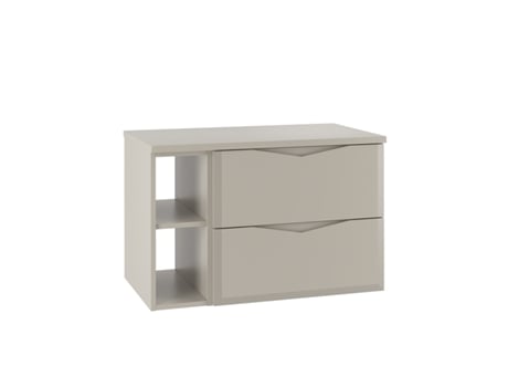 Móvel de Toucador Ellie Cachemire 80Cm 2 Nichos Tampo de Toucador PETITS-MEUBLES
