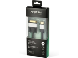 Cabo HDMI MITSAI (DVI-D - 1.8m - Preto)