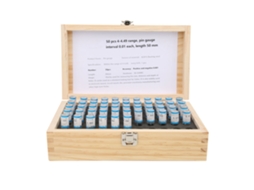 Conjunto De Calibradores De Pino De 4-4,49 Mm, 50 Peças, Aço De Rolamento, Tolerância 0,001 Mm, Ferramenta De Precisão Métrica