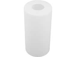 Vidro Cilíndrico Fosco, Branco Leitoso, 100 Mm X 200 Mm, Compatível Com Soquete E27.