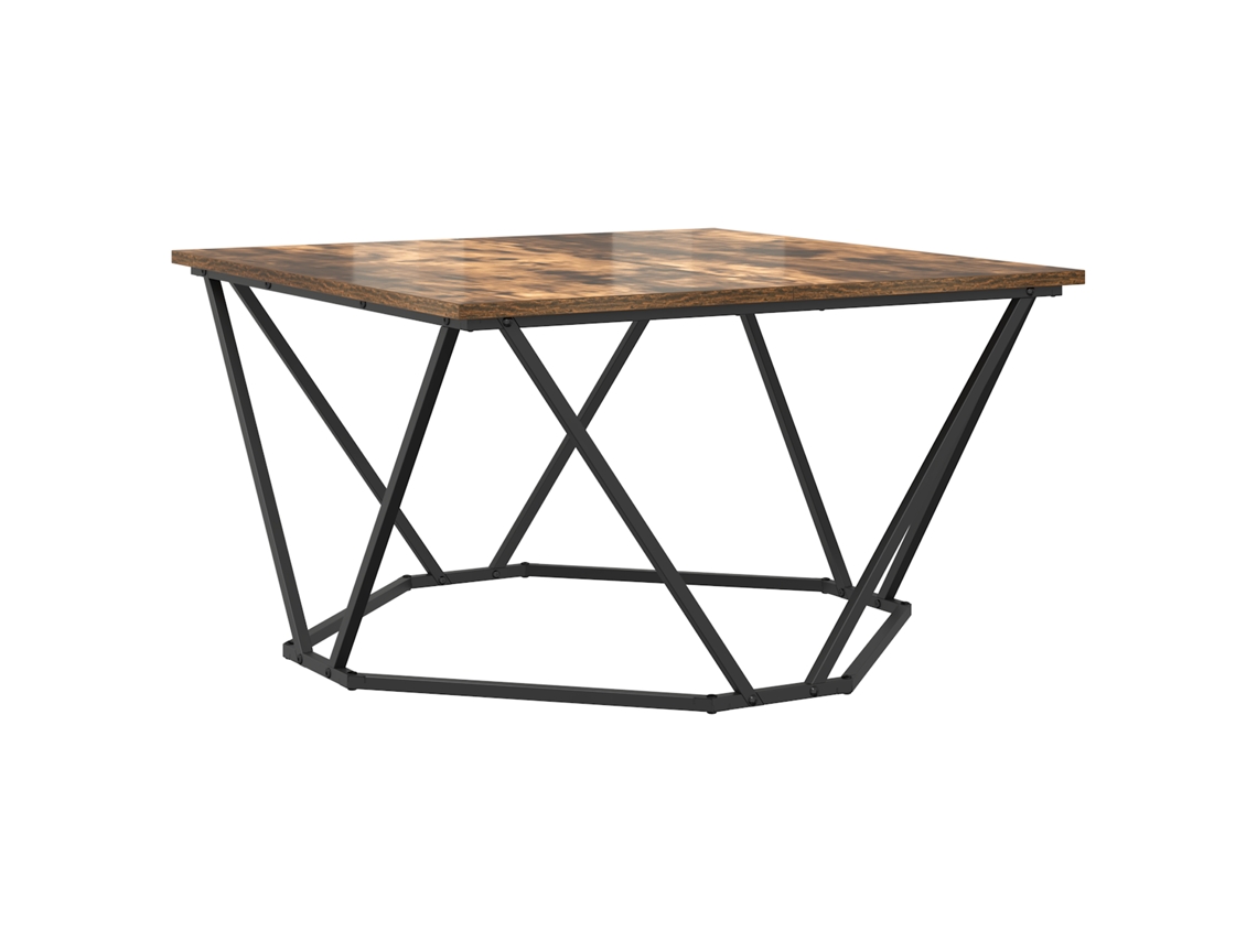 Conjunto 1 Mesa De Centro Vidaxl Castanho Derivados De Madeira (80 X 80 X 45 Cm)