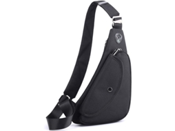 Mochila cruzada S/MARCA 2026 para mulheres e homens, mini, impermeável, com cinta refletiva e zíper