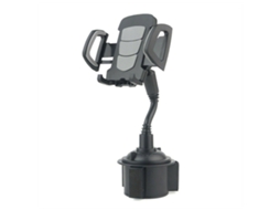 Lurelia Suporte Para Telemóvel Em Porta-copos De Carro Iphone 11pro 6,5cm 8,5cm 42cm 93cm Flexível Pescoço De Ganso Rotação 360° Preto