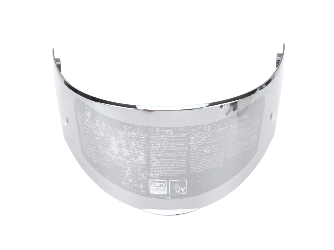 Visera Para Capacete De Moto Resistente Ao Desgaste Proteção Solar Visão Clara Para Ff320 328 353 800 Prata