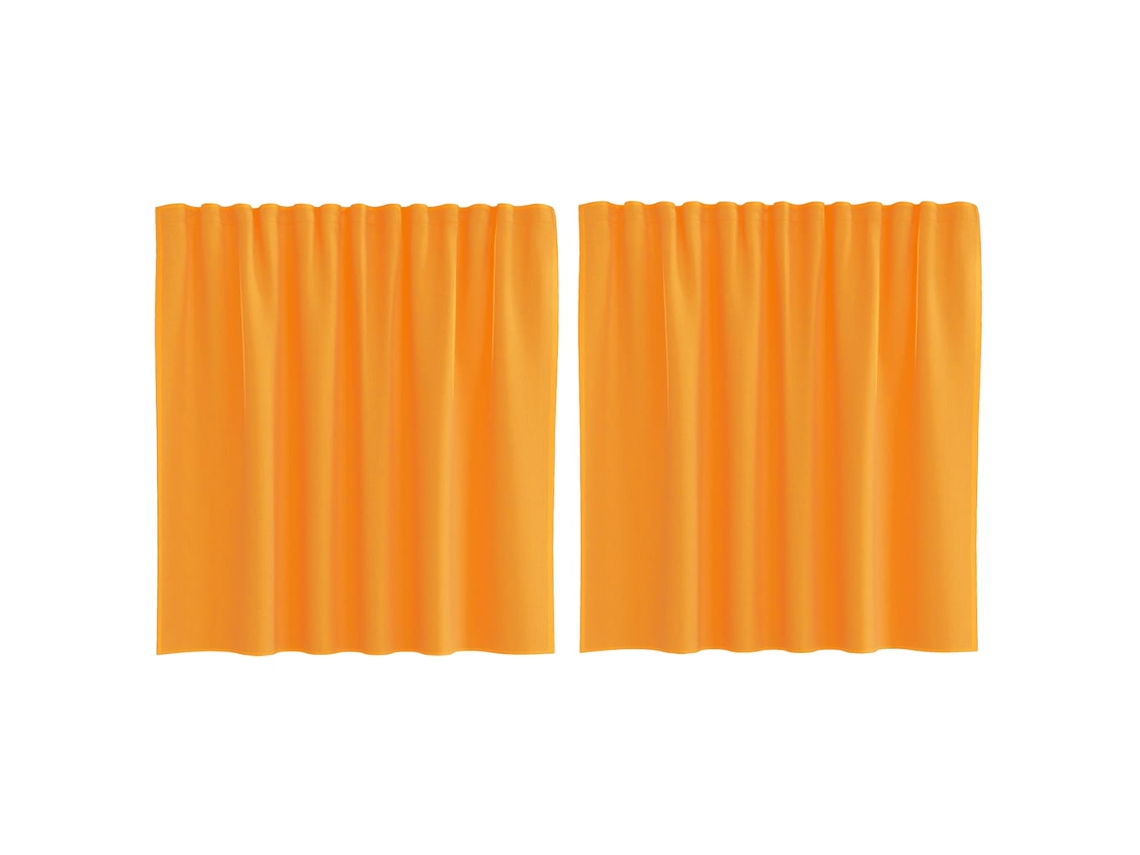 Voile Curtain, Voile Curtains Vidaxl Laranja Tecido (140 X 140 Cm)